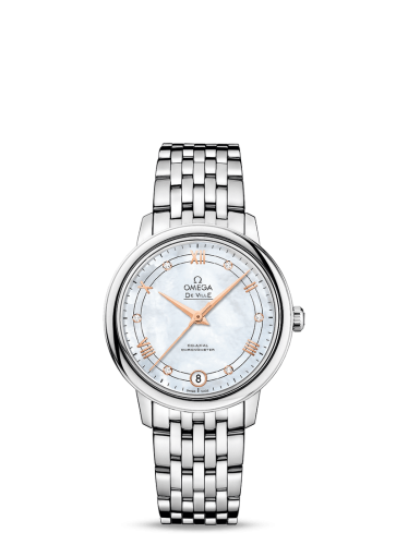 Omega De Ville Prestige Co-Axial 32.7 Stainless Steel / White MOP / Stainless Steel